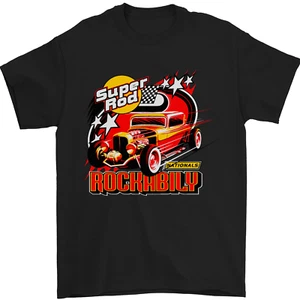 Rockabilly Hot Rod Hotrod Dragster Herren T-Shirt 100 % Baumwolle - Bild 1 von 106
