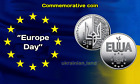 NEU Ukraine Münze! """Europatag"" 5 UAH Hryven KRIEG IN UA 2024"