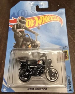 Hot Wheels 2019 Treasure Hunt Honda Monkey Z50 Black HW Moto #3/5 *NEW* - Picture 1 of 3