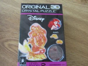 Rompecabezas de cristal 3D BePuzzled - Disney Ariel: 44 piezas - Nivel 2, nuevo - Imagen 1 de 4