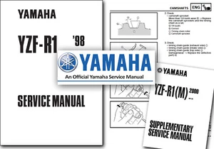 Yamaha YZF R1 Service Manual 1998 1999 2000 2001 Workshop Shop YZF1000 YZF-R1 - Picture 1 of 2