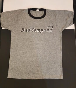 VINTAGE Bad Company Desolation Angels USA Tour TEE SHIRT 1979 Large Classic Rock - Picture 1 of 10