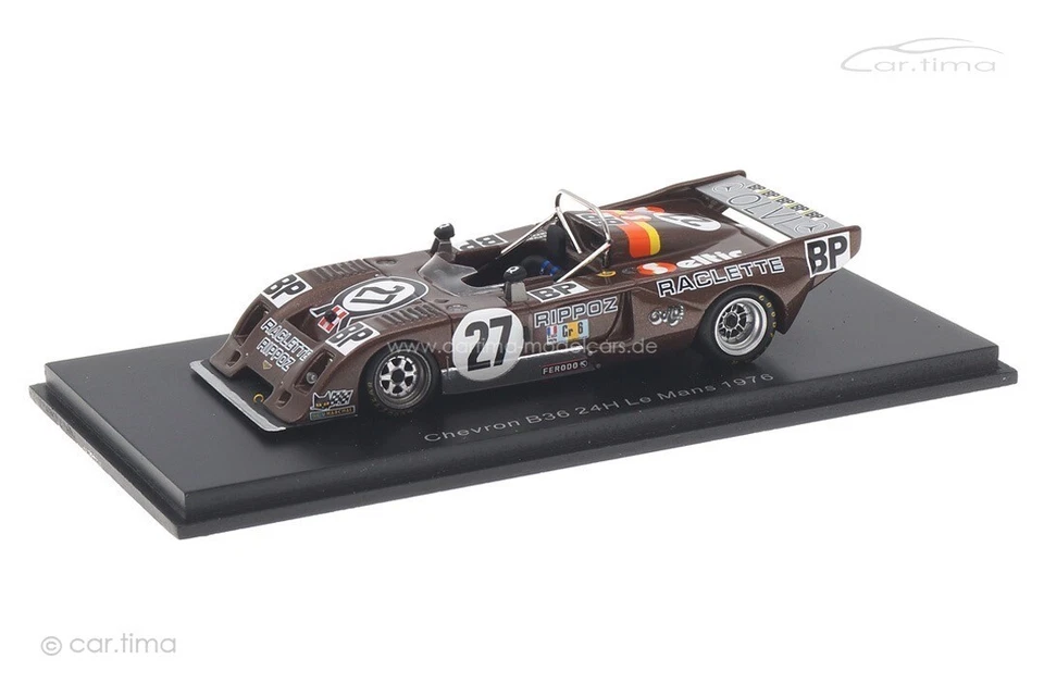 1 43 SPARK Chevron B36 1996Cc S4 #27 Le Mans 1976 Servanin Ferrier Copper S4714