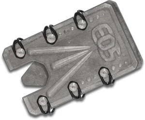 EOS Titanium 2.0 Wallet Raw Titanium Construction Dimensions: 3.58" x 2.20" - Picture 1 of 1