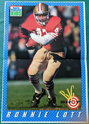 Ronnie Lott 1990 Sports Illustrated For Kids Poster 16x11 San Francisco 49ers - Image 1 of 3