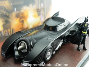 BATMOBILE BATMAN MODEL CAR 1989 MOVIE BLACK 1:43 SCALE MICHAEL KEATON IXO K8 - Picture 1 of 7
