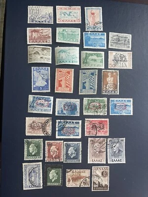 Greece 1940-1947 mix 31 stamps(14 mints,17 used),F/VF, see photos - Image 1 of 4