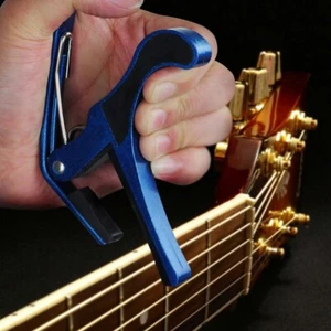 Aluminum Guitar Electric Acoustic Clamp Capo Spring Trigger Quick Change Release - Picture 1 of 8
