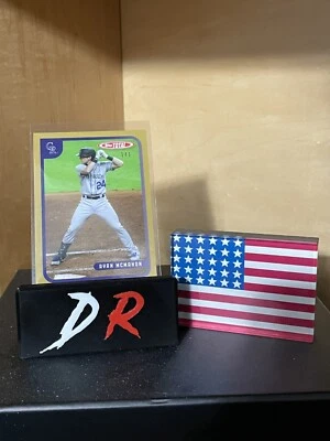 Ryan McMahon, 2020 Topps Total, Gold 1/1, Colorado Rockies 3B/1B, #849 - Image 1 of 4