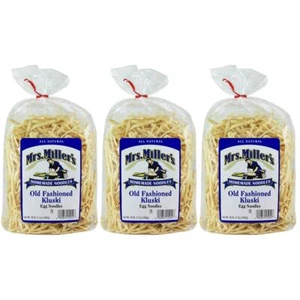3er Pack Kluski Eiernudeln 16 Unzen dick geschnitten ganz natürlich hausgemacht Kochen - Bild 1 von 2