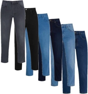 ✅👖 PIERRE CARDIN PLAIN Herren lange Jeans Hose Blau Schwarz Straight Fit Gerade - Bild 1 von 18