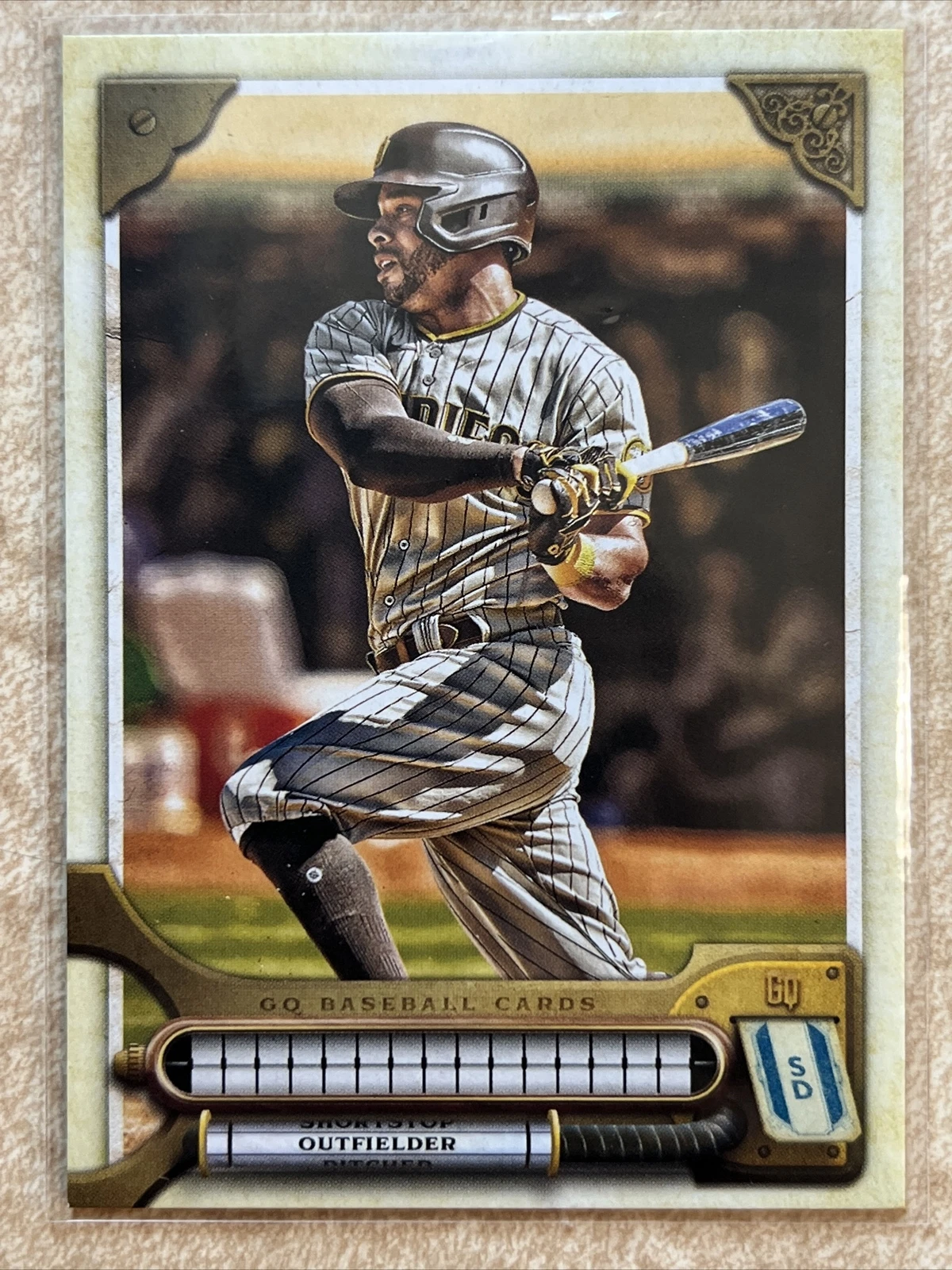 2022 Topps Gypsy Queen Tommy Pham Missing Nameplate SP #210 Padres