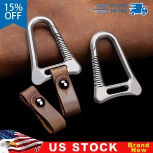 1PC Hanging Buckle Car Keychain Key Ring EDC Key Holder Keyring Gift Hiking - Picture 1 of 8