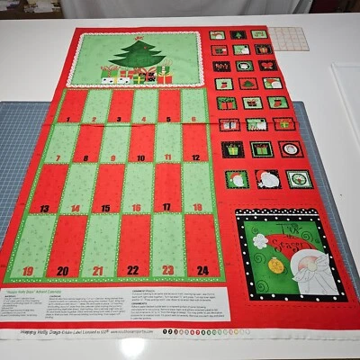 Happy Holly Days 降临日历面板 29x43 Ador-Label SSI 圣诞螺栓末端 — 第 1/4 张图片