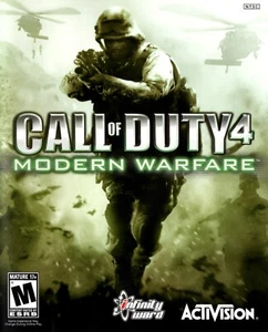 Call Of Duty 4 Modern Warfare XBOX 360 PS3 BOX ART Glossy POSTER Unframed B0034 - Picture 1 of 6
