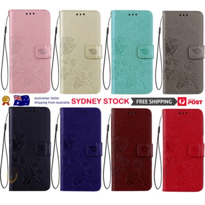 For Samsung Galaxy Flip Leather Case with Holder & Card Slots & Wallet - Image 1 of 4