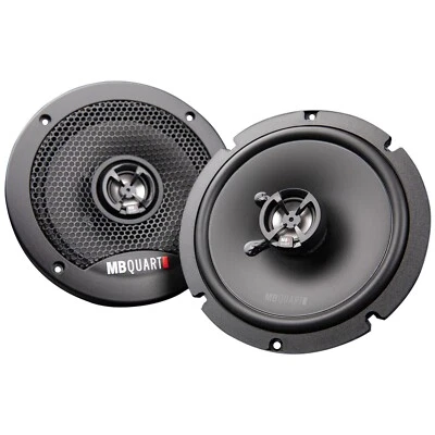 MB QUART 6.5" Inch Shallow Mount 120W RMS Coaxial Speakers BRAND NEW 2024 - Image 1 of 4