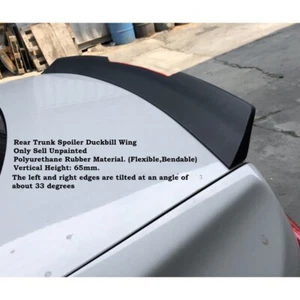DUCKBILL Flat Black 380GC Rear Trunk Spoiler Wing Fits 2005~2008 Acura RL Sedan - Bild 1 von 7