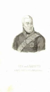 c1860 Karl zu Mecklenburg Generalfeldmarschall Preussen Stahlstich-Porträt - Picture 1 of 1