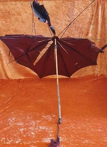 Silk Umbrella Circa 1900 For Restoration - Picture 1 of 10
