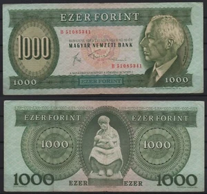 [29802] - HUNGARY BANKNOTE, 1000 Forint, 11/10/1983, P 173b, Used (III-). - Picture 1 of 1