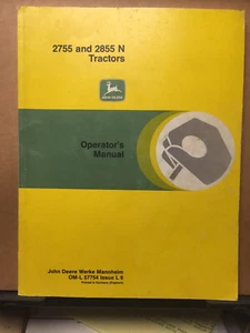 John Deere 2755 2855 N Utility Tractor Operators Owners Manual - Bild 1 von 5