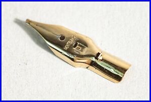 OB Nib SPARE PART 1960s MONTBLANC 31/ 22 /12 replacement f glad plated hooded 