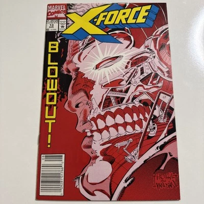X-Force # 13 - NEWSSTAND | VF/NM | Marvel Comics 1992 | WE COMBINE SHIPPING - Image 1 of 4