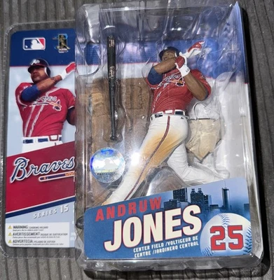 ANDRUW JONES Braves 2006 McFarlane's Sports Picks MLB  - Red Shirt. MIP - Image 1 of 2