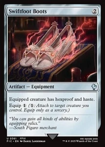MTG - SWIFTFOOT BOOTS - Final Fantasy Com (U) - Picture 1 of 1