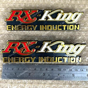 YAMAHA RX KING RX-KING RX135 SIDE COVER EMBLEM BADGE SET NEW - FREE SHIPPING - Picture 1 of 8