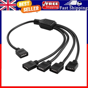Cable conector tira de luz LED RGB hembra a hembra 3528/5050 (1 a 4). - Imagen 1 de 4