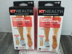 NEW KT health plantar fasciitis tape 8-Pack Application System ( 2pk bundle) - Picture 1 of 4