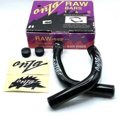 Extremos de barra Onza Raw 140 vintage nuevos en caja / Modelo # BBE-0402 Foto 1 de 4