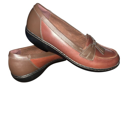 Mocassino Clarks Marrone Multi Pelle Ashland Bubble Comfort Donna 10 M