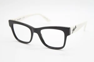 NEW KARL LAGERFELD KL6115 001 BLACK WHITE AUTHENTIC EYEGLASSES 49-19 - Picture 1 of 4