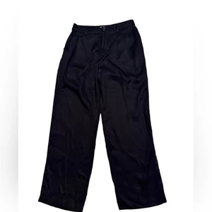 The Loft High Rise Wide Leg Black Trousers size 8 - Picture 1 of 6