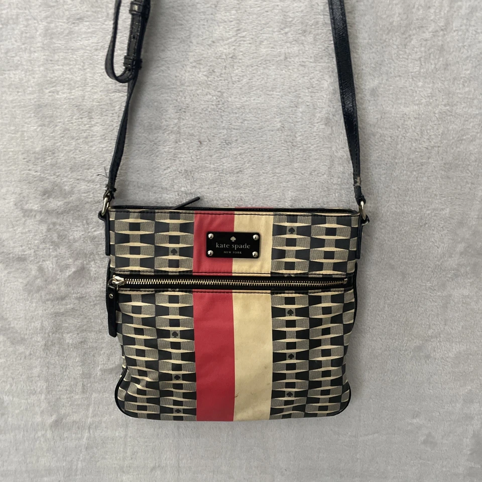 Cartera Bandolera Kate Spade New York Mujer Geométrica Multicolor Cremallera Mediana Foto 1 de 4