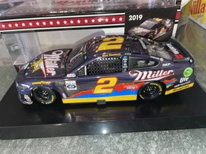BRAD KESELOWSKI 2019 #2 MILLER DARLINGTON THROWBACK MUSTANG 1/24 COLOR CHROME - Picture 1 of 8