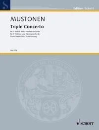 Triple Concerto Olli Mustonen Piano Reduction 3 Violins and Chamber Orchestra Sc - Image 1 of 4