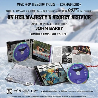John Barry – 007 On Her Majesty's Secret Service (1973) Complete Score 2CDs/NEW! - Bild 1 von 4