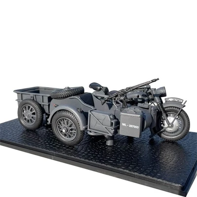 1/24 German WWII R75 Panzerfaust 30 Motorcycle Plastic Model Souvenir For Kid - Image 1 of 4