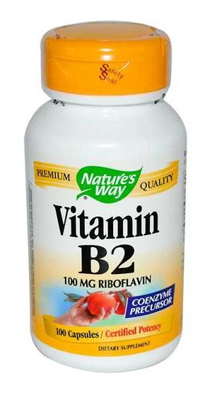 Nature's Way рибофлавин витамин B2 100 капсул срок годности 2/28/27 - Изображение 1 из 1