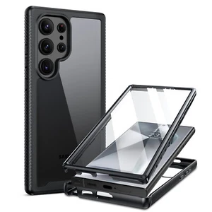 Für Samsung Galaxy S24 Ultra Full Body Hülle mit integriertem Displayschutz Cover - Bild 1 von 9