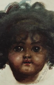 Original watercolour Drawing, 'Study of a Dolls Head', Circa 1915 - Picture 1 of 3