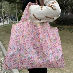 Little Twin Star Eco Friendly Foldable Reusable Shopping Tote Bag - Picture 1 of 2
