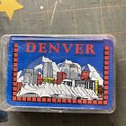 Vintage 1960S' Souvenir Denver Colorado Playing Cards Mint Sealed In Plastic B14