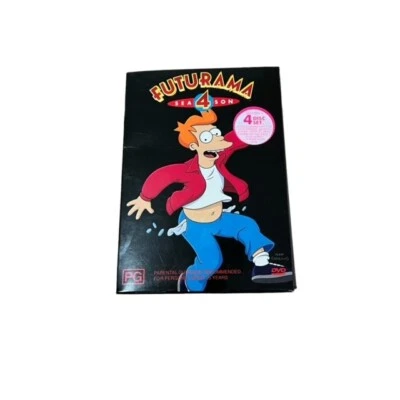 Futurama Season 4 4 DVD Box Set Billy West Katey Sagal Region 4 Family Animation - Image 1 of 4