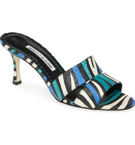 MANOLO BLAHNIK IACOPO RARO SERPENTE DIPINTO TAGLIO SEXY TAGLIO EU 40 I LOVE SCARPE - Foto 1 di 5