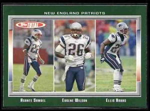 Eugene Wilson / Asante Samuel / Ellis Hobbs 2006 Topps Total #93 Green Patriots - Imagen 1 de 2